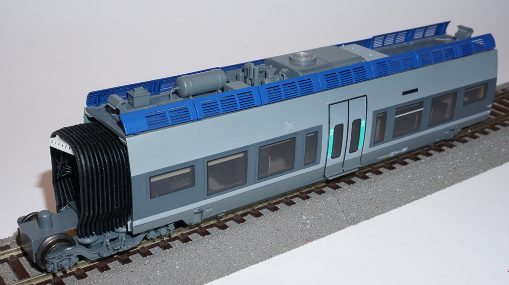 Ls models 10074 ho - autorail agc 3 caisse x 76500 ter basse normandie sncf digital sound - Modélisme