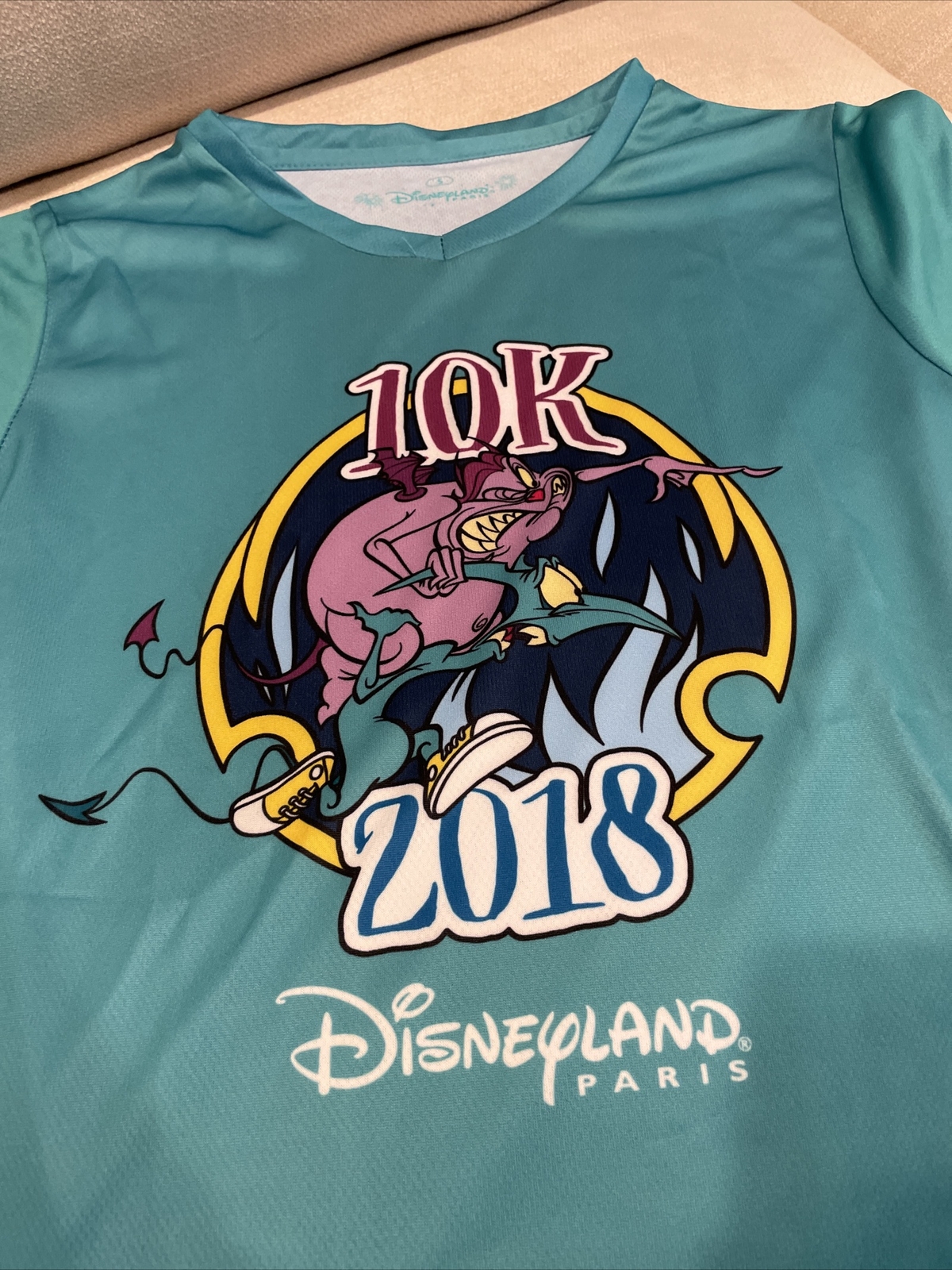 Rundisney Disney Paris 2018 10k Villains Pain & Panic Hercules T Shirt ...