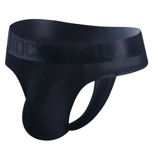 JOCKMAIL Men Ultra Soft T-Back Sexy Mesh Underwear Comfortable Pouch Jock Strap - Bild 9 von 24