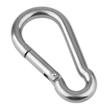Stainless Steel Keychain Carabiner. Multi -purpose Carabiner Clips, Small Carabi