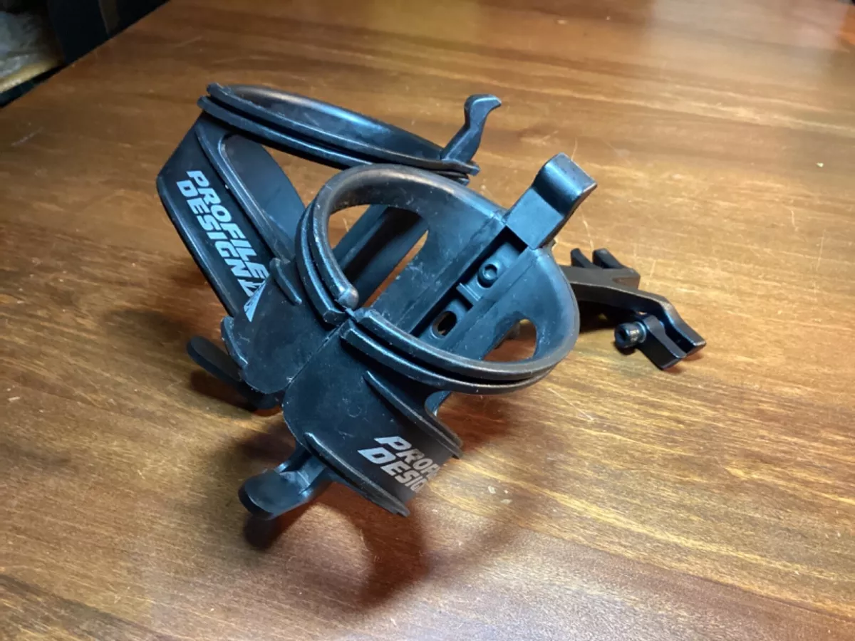 Profile Design RM 21 Dual Bottle Holder Rail Triathlon Kestrel Quintana Roo VGC