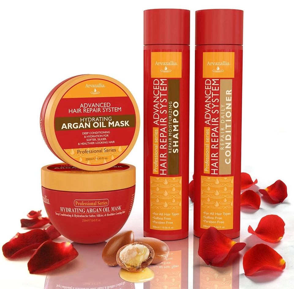 Set Avanzado de Champú y Acondicionador Reparador Capilar con Aceite de Argán y Aceite de Macadamia Foto 3 de 3