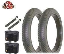 ALTA BICYCLE FAT BIKE BMX/ELECTRIC BLACK 24x 4.1/4 BICYCLE SLICK TIRES 6pc SET.