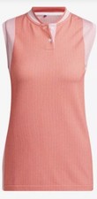 Adidas Ultimate365 Primeknit Sleeveless Golf Polo Shirt HS8948 Women s Sz: SmL