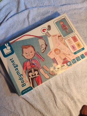 Janod Body Magnet Anatomy Learning Toy Juratoy 10 Languages Made in France 