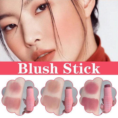 Blush Stick Vigorous Smooth Powder Blusher Stick Is Naturally Saturated ]■  S8O9 - Afbeelding 1 van 21