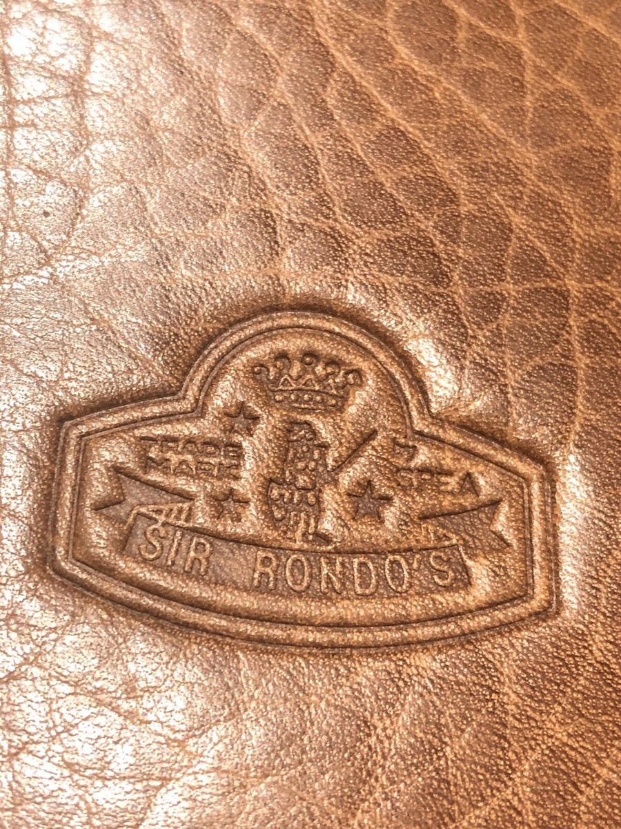 Sir Rondo's Italy Brown Leather Zip Around 8 Watch Travel