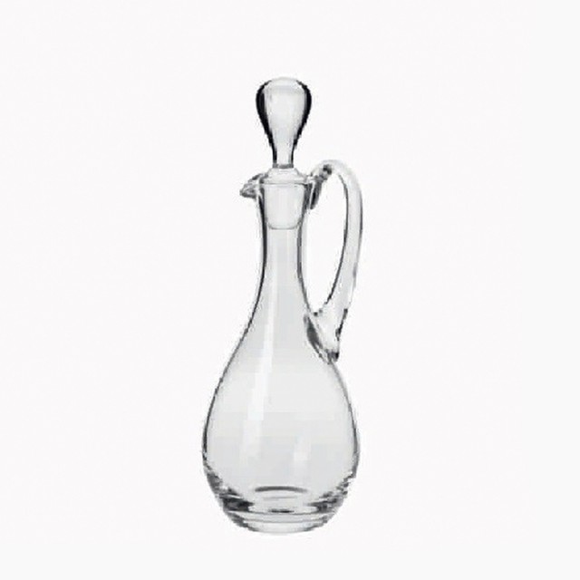 Krosno Handcrafted Glass 33 Oz. 1000 ml Wine decanter Carafe Made in