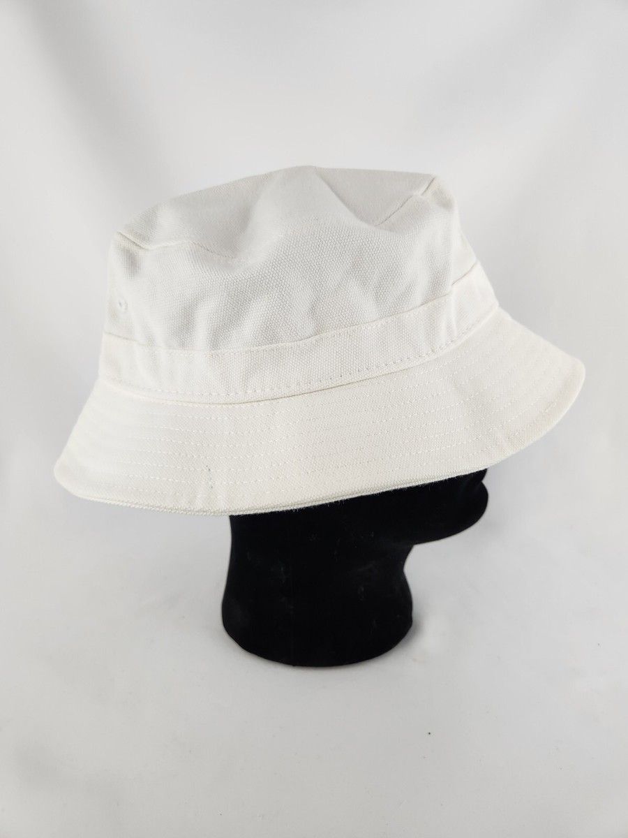 Chapeau d' O Color Boa Bucket ホワイト Siks - Peace Smile - Off-white bucket hat with print - Molo