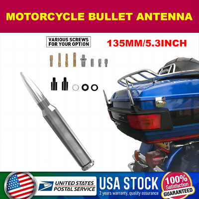Motorcycle Short Antenna 1 Pack 5.3 Inches For Harley Davidson 1989-2022 Street