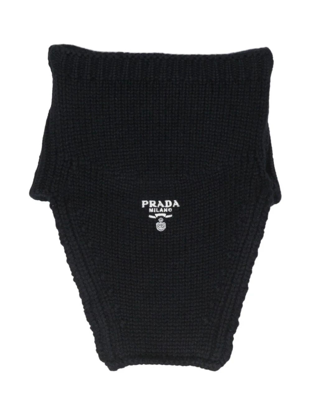 PRADA Cashmere Dickey Navy Scarf Snood Neck Warmer Mens
