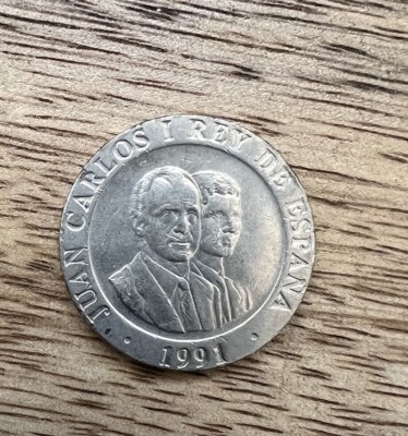 1991 Spain 200 Pesetas - Juan Carlos I Cybele Coin - Madrid Cultural Capitol