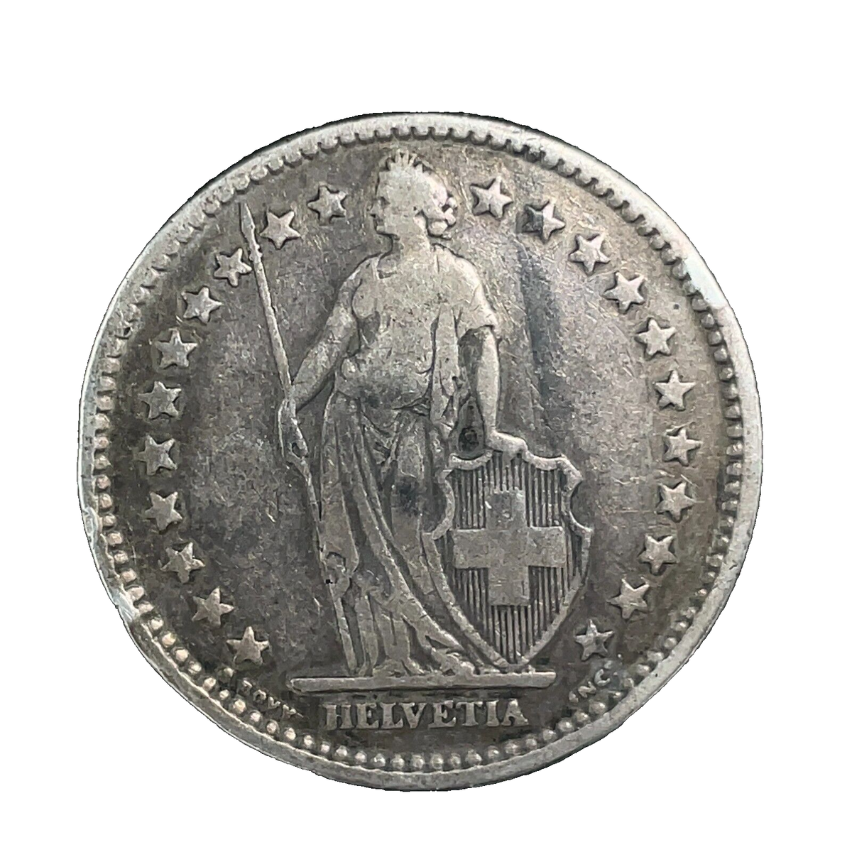 Switzerland 2 Francs 1914 B Bern 0.835 Silver Coin KM#21. | eBay