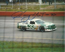 HARRY GANT - NASCAR LEGEND SIGNED AUTHENTIC 8x10 PHOTO C COA WINSTON 500 WINNER