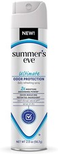 Summer's Eve Ultimate Odor Control Feminine Spray, Talc-Free, Absorbs Moisture,