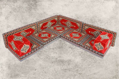 Sark Kösesi, Orientalische Sitzecke, Orientalische Sitzkissen, Kelim, 11-tlg.