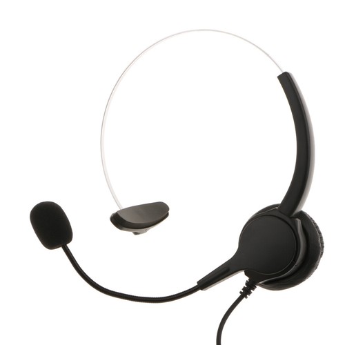 Büro Call Center Headset Kopfhörer Schnurgebunden Rj9 Stecker Mikrofon - Picture 10 of 12