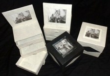 Moreno Coffrets Cadeaux, Fait à la Main Chien Chat Nature Boîte à Bijoux Bio-Box