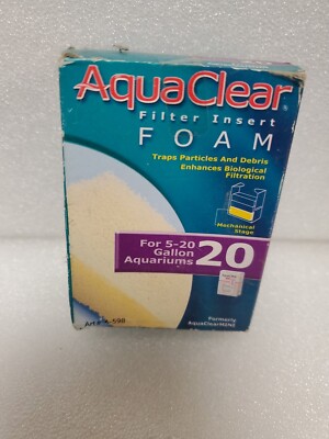 AquaClear, Filter Insert Foam for 5-20 Gallon Aquariums Art#A-598