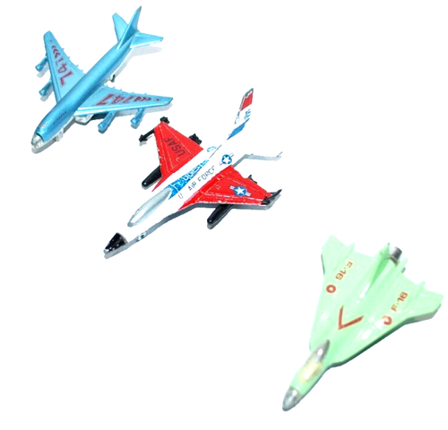 Assorted Lot Of 9 Air planes Plastic and Diecast Toy Planes. - Picture 3 of 8