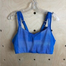 NWT Brooks Run Bra Drive Convertible 40D Bluetiful Altitude Print
