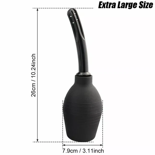 310ml Anal Vaginal Bulb Douche Colonic Irrigation Rubber Enema Bag Cleaner Kit - Picture 3 of 12