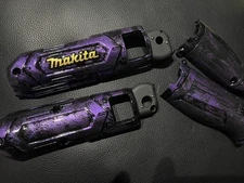 Makita TD022 Pen Impact Driver Custom Housing Purple Color Painted Worksite Tool