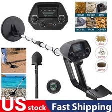 LCD Metal Detector Waterproof Gold Digger Deep Sensitive Hunter Coil Searcher