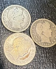 3 1909 1 S BARBER SILVER QUARTER  ~COIN ~ 90% SILVER