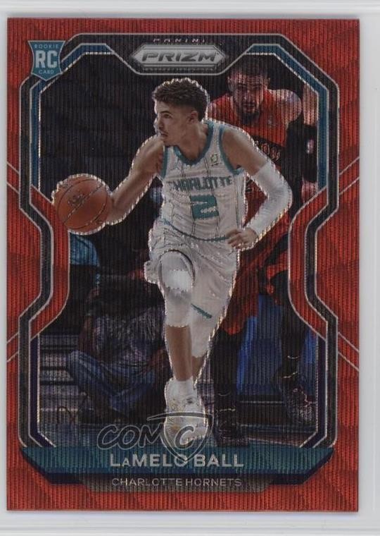 2020-21 Panini Prizm Ruby Wave Prizm LaMelo Ball #278 05t7