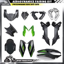 WOLFLINE Bodywork Fairing Kits For Kawasaki Z650 2017 2018 2019 Green Black ABS