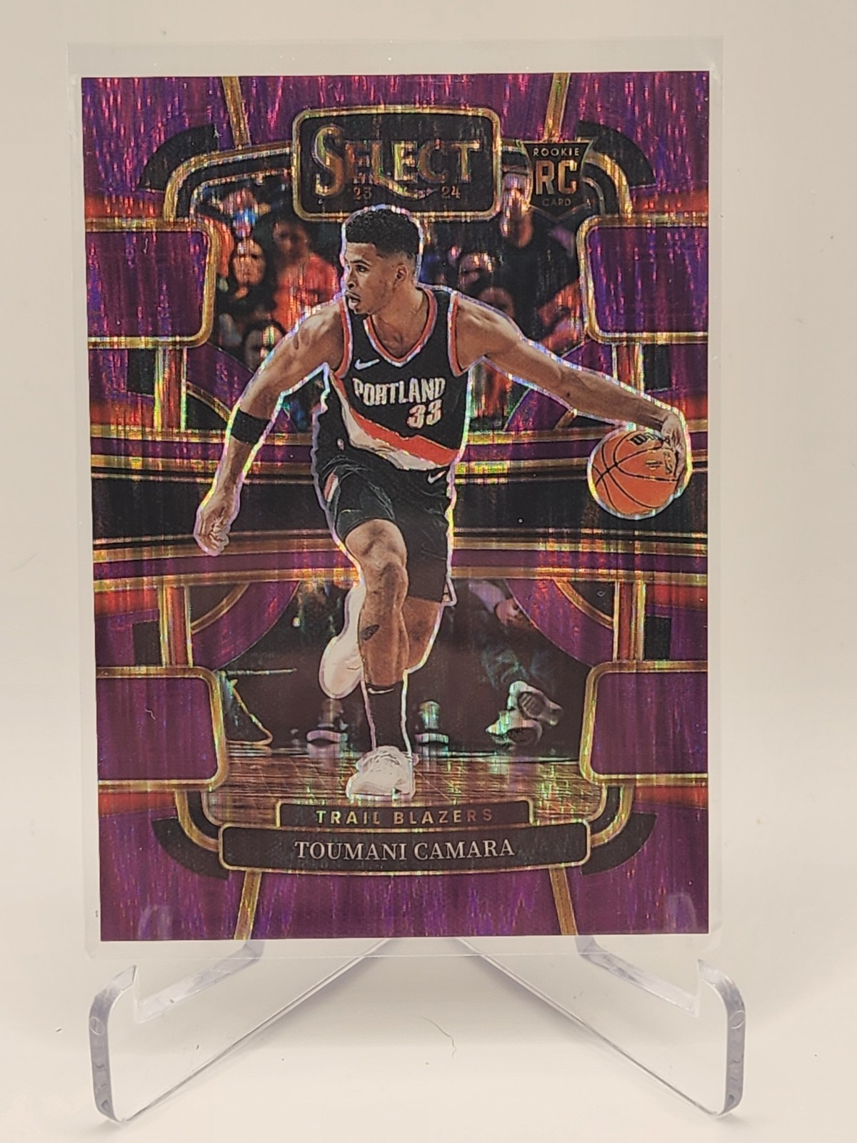 2023-24 Panini Select #81 Toumani Camara Maroon Prizms #/175