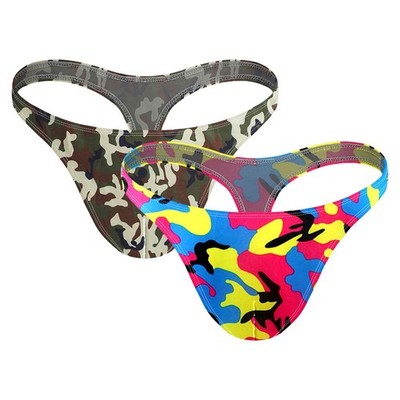 Stilvolles Tarnmuster Herren Enhance Tanga G String Unterwäsche T Back