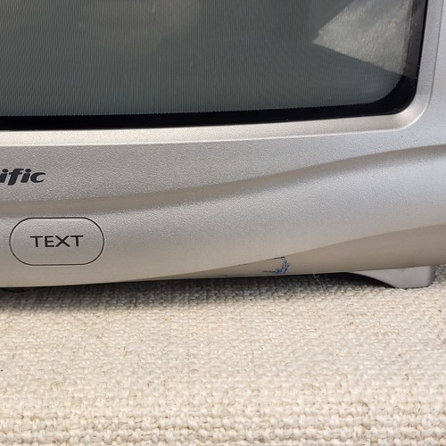 Pacific PTV3606 - Retro CRT Tv 14" Retro Gaming NO PICTURE Silver Television UK - Bild 5 von 19