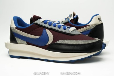 NIKE LD WAFFLE SACAI USED SIZE 9 UNDERCOVER NIGHT MAROON TEAM ROYAL DJ4877 600