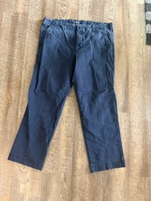 GapKids Boys Blue Straight Fit Stretch Chino Pants Cotton/Spandex Twill