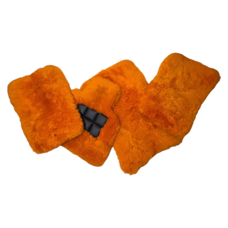 Tapetes de assoalho de pele de carneiro genuínos de lã de cordeiro para Rolls Royce Cullinan 2019-2026 - Imagem 4 de 4