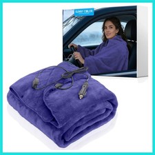 Wearable Car Electric Blanket 12 Volt Heated Blanket for Car Truck SUV Van wi...