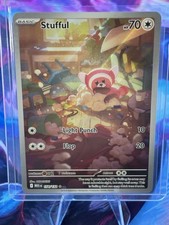 Stufful 154/132 Me01: Mega Evolution Basic Holo Illustration Rare HP 70