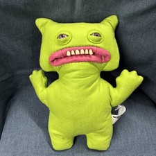 Fuggler Green Ugly Tooth Monster 11" Plush Doll Collectible Out of Print