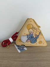 Disney Pixar Primark Ratatouille Remy Cheese Slice Yellow & Red Shoulder Bag NWT