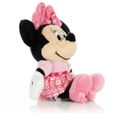Disney Baby Minnie Mouse Stuffed Animal Plush Toy Mini Jingler, 6.5 inches