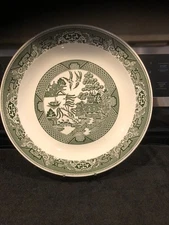 Willow Ware by Royal China - GREEN WILLOW - 12" CHOP PLATE