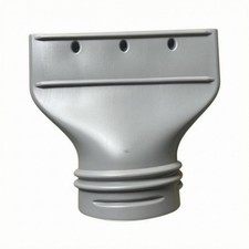 Connecteur de Sortie Climatiseur Nervuré Raccord de Conduit D'air Gris