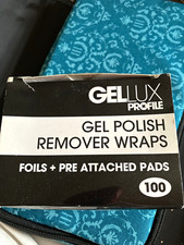 GELUX Profile Gel Soak Off Remover Soakers Wraps Foils Pre-Attached Pads
