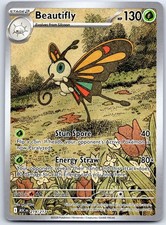 BEAUTIFLY 219/217 ILLUSTRATION RARE ASCENDED HEROES POKEMON HOLO NEAR MINT