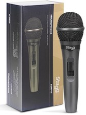 Stagg SDMP15 - Dynamic Cardiod Microphone For Live Performance, On/Off Switch
