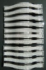 11 Pcs Silver Chrome Furniture Handle Door Pull Hardware 5.5" Two With Screws