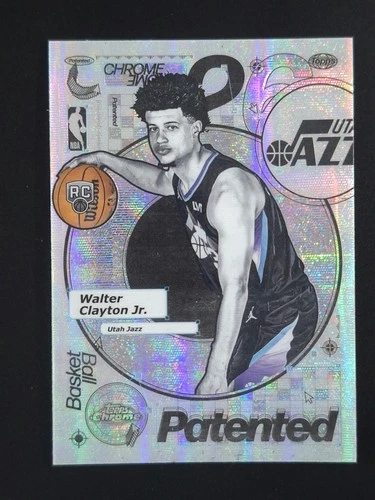 2025 Topps Chrome Walter Clayton Jr. Base (RAW)