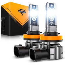 AUXBEAM H11 LED Headlight Bulbs Low Beam White For Honda CR-V CRV 2015-2024 2025